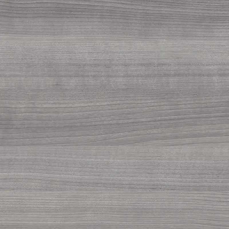 Bureau d'angle en L pour ordinateur avec gestion des câbles Gris orage Blanc platine