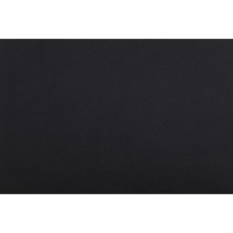 Banquette-lit Futon convertible capitonnée avec pieds en acier inoxydable, Gris Bleu Noir