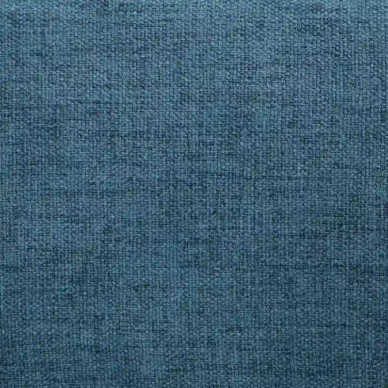 Banquette-lit Futon convertible capitonnée avec pieds en acier inoxydable, Gris Bleu Noir