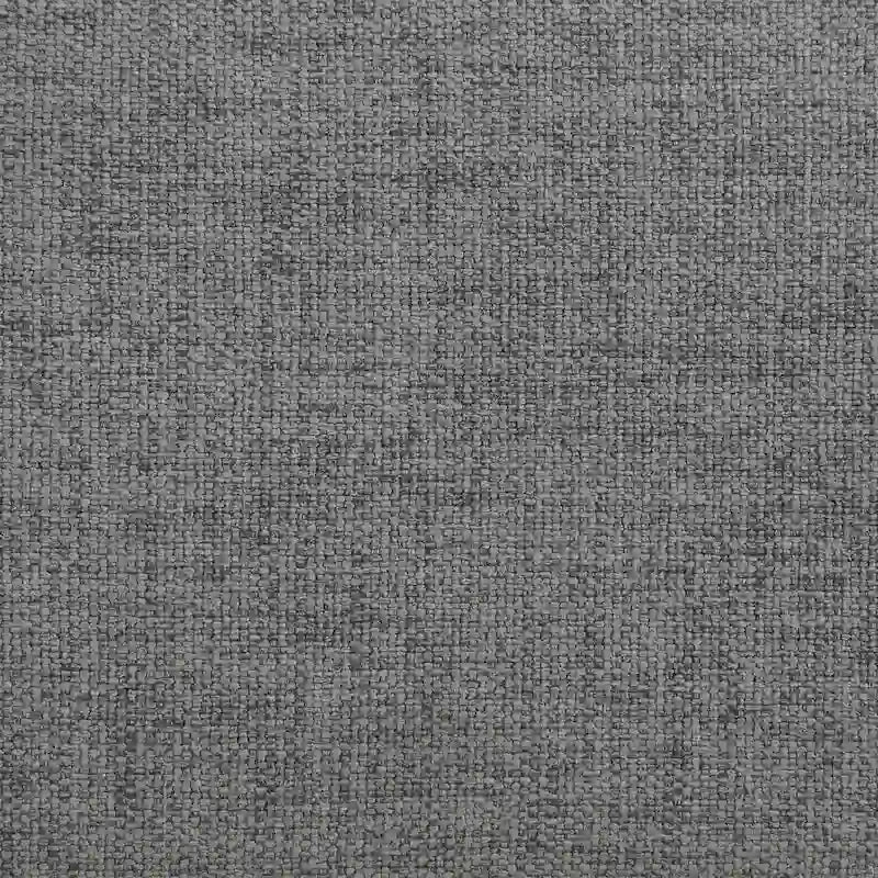 Banquette-lit Futon convertible capitonnée avec pieds en acier inoxydable, Gris Bleu Noir