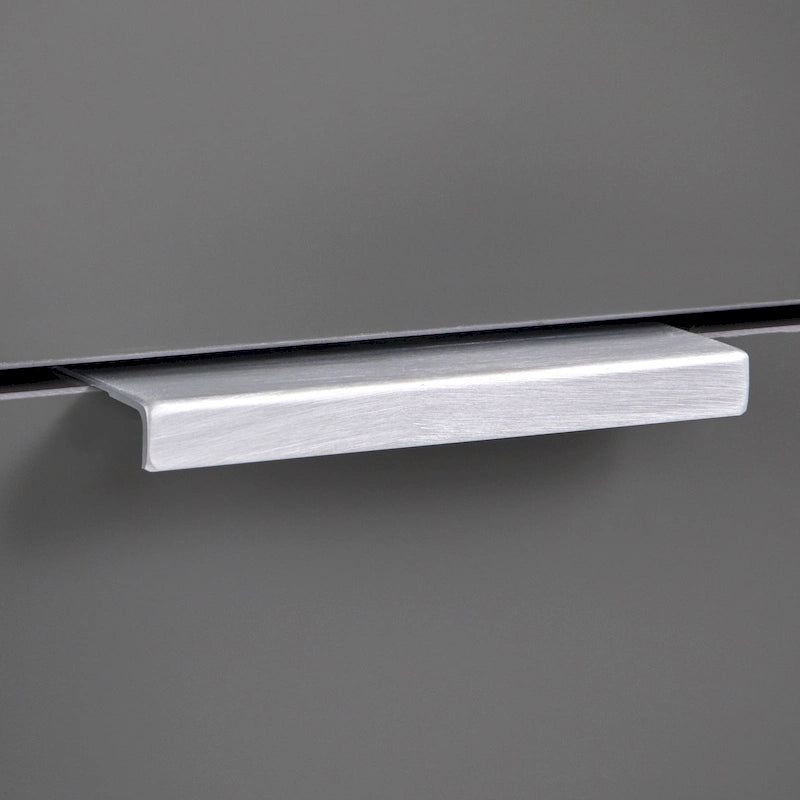 Table de chevet moderne laquée brillante avec deux tiroirs blanc charbon de bois