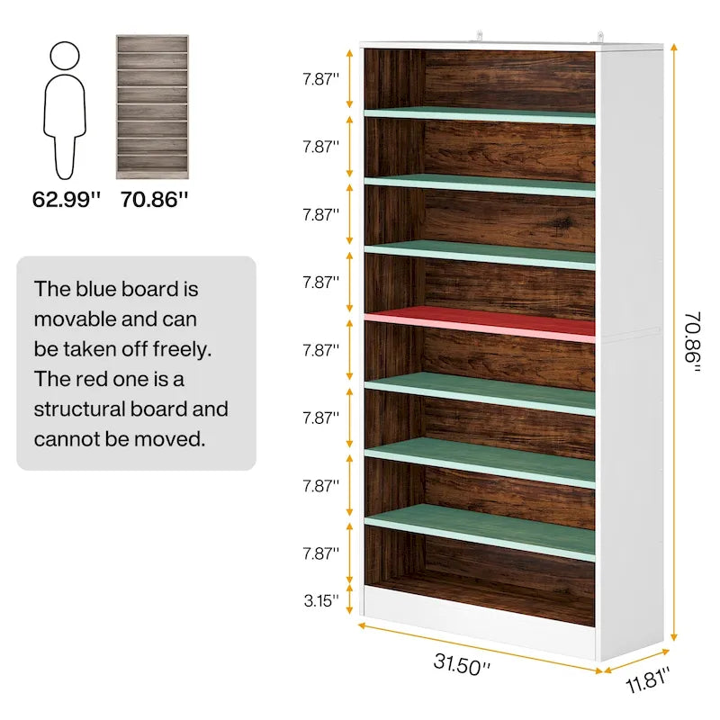 Meuble de rangement pour chaussures à étagères ouvertes, blanc, à plusieurs niveaux, pour entrée