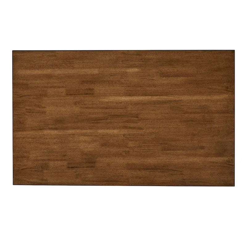 Îlot de cuisine extensible bicolore antique avec tiroirs et étagères ouvertes